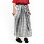 ke Len KELEN юбка WISS SHEER CHECK STRAIGHT SILHOUETTE SKIRTsia- проверка распорка Silhouette юбка проверка юбка LKL26SSK2053