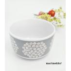 食器 マリメッコ (marimekko) 【日本限定】プケッティ ボウル PUKETTI BOWL 2.5DL グレー×レッド ボウル 52189-4-70154