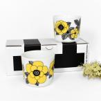 マリメッコ marimekko Kestit コーヒーカップセット(ハンドルなし) 食器 2個セット ギフトボックス ペア 持ち手なし 200ml 52249-4-70018 52249470018