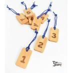 キーホルダー トップジミー (TOP JIMMY) WOOD CHARM -number- 木製キーホルダー ウッドプレート トップジミー オリジナル メール便発送対応可能