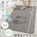 バスマット 珪藻土 珪藻土バスマット 珪藻土マット 足ふきマット お風呂マット おしゃれ 吸水マット 速乾 吸水 洗える 抗菌 滑り止め ソフト 防カビ 浴室マット