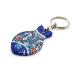 [ почтовая доставка OK] Турция производства na The -rubonjuu брелок для ключа . рыба / темно-синий N-K14501NV