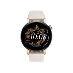 スマートウォッチ ファーウェイ HUAWEI WATCH GT 3 42mm クラシックモデル(ホワイトレザー) MIL-B19 AMOLEDタッチスクリーン 新品