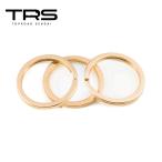 TRS брелок для ключа для кольцо для ключей 25mm 3 штук KC Gold 380141