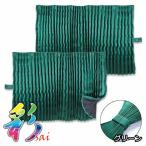 トラック用品 雅 彩 さい ベッドリアカーテン サイドカーテン グリーン 1000×750mm 2枚入 難燃 裏地付 4t 大型 4t 大型 爆買