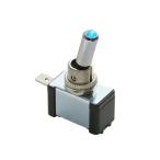 トラック用品 エストック トグルスイッチ LEDパイロットランプ付 ブルー ON-OFF 12/24V共用 ES-118 爆買