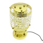 ショッピングシャンデリア シャンデリア 円柱型 スタンド シガーソケット ゴールドメッキ  サロンバス デコトラ カスタム レトロ トラック 装飾 雅 アクセサリー