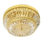 Φ40cm シャンデリア 天吊り フルゴールドメッキ クリスタルビーズ サロンバス　デコトラ　カスタム　レトロ