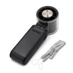  портативный вентилятор охлаждающий plate мобильный вентилятор шея .. вентилятор Type-C заряжающийся в наличии вентилятор настольный маленький размер подставка функция складной черный 