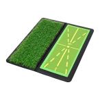  Golf тренировка коврик swing следы . видно 2WAY модель брезент проверка коврик + fairway газонная трава удар пункт проверка compact размер предотвращение скольжения имеется 