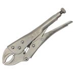 ロッキングプライヤー バイスプライヤー 10インチ 225mm ペンチ 曲線あご プライヤ  切削加工 鈑金 溶接 固定 締付 工具 DIY