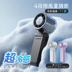K&M ハンディファン 冷却プレート 携帯扇風機 首掛け扇風機 Type-C 充電式 ホワイト パープル ブラック 手持ち扇風機 卓上 小型 スタンド機能 折り畳み式