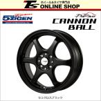 5ZIGEN プロレーサー キャノンボール 5.5J-15インチ (45) 4H/PCD100 セミグロスブラック ホイール１本 5ジゲン 5次元 PRORACER Cannon Ball