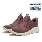 スケッチャーズ スリップインズ レディース ワイドモデル スニーカー ハンズフリー SKECHERS 117505W MVE BOBS SQUAD CHAOS-YOUR MOMENT Slip-ins モーブ