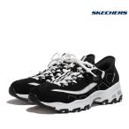 スケッチャーズ スリップインズ レディース スニーカー ハンズフリー SKECHERS 150030 BKW D LITES NEW CLASSIC Slip-ins ウォーキング ブラックホワイト
