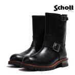 ショット 国内正規品 エンジニアブーツ Schott S28001-010 ENGINEER BOOTS LONG BLACK メンズ ブーツ 本革 26SS