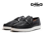 VISA размещение верх seven Loafer туфли без застежки TOP SEVEN T7-S253 RF BLACK мужской обувь кожа casual 26SS