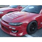 シルビア S15 GLARE 3連ダクトボンネット カーボン製 クリア塗装済み