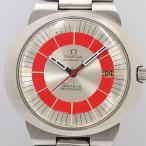 デッドストック級 稼働 良品 オメガ ジュネーブ ダイナミック シルバー文字盤 デイト AT メンズ腕時計 OGH 5593ABC0911600