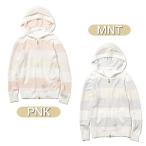 ジェラートピケ　スムーズィー4ボーダーパーカ PWNT202013 レディース　パーカー　ルームウェア　ナイトウェア　モコモコ　トップス