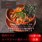 焼肉 ユッケジャン麺セット 3食セット お取り寄せ グルメ
