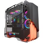 PCケース/ゲーミングケース/ミドルタワー/3色選択可/ATX/M-ATX/240ｍｍ水冷対応/空冷/強化ガラス/自作PC/DIY/海外発送