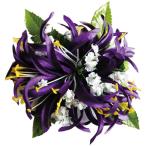  хула украшение для волос волосы зажим Spider Lilly bro Sam зажим лиловый фиолетовый 