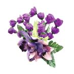  организовать волосы зажим KC-326k inter bru& rose bat зажим ( лиловый ) *. покрой делаем 