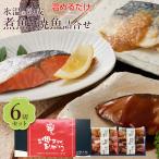 ＼1,000円OFFクーポン付き／父の日 2024 プレゼント ギフト 『氷温熟成 煮魚・焼き魚 詰合せ（金目鯛の煮付け・紅鮭の塩焼きほか6切入） 送料無料』