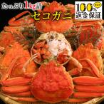 返金保証付 セコガニ(訳あり せいこがに セイコガニ せこがに)約1kg詰(5〜8枚入) 訳あり 日本海産 未冷凍 カニ かに 蟹 送料無料(北海道・沖縄を除く)