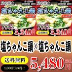 お取り寄せ　ボリューム満点　送料無料　1000円OFF  鶏肉専門店の特製塩ちゃんこ鍋セット（3〜４人前）が２セット まとめ買いセット