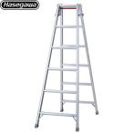 はしご・脚立 最大使用質量：100kg 長谷川工業 RD-18c はしご兼用脚立 RD 6段 【直送 代引・時間指定 不可】