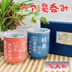 【名入れ 湯呑み】日本製 有田焼 ペ