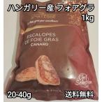 フォアグラ 1kg ポーション 約20g-40g ハンガリー産 カナール エスカロップ 冷凍品 送料無料