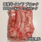 牛タン タン下 タンルート 900g~1kg ブロック 国産 冷凍品 送料無料