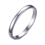 タングステン リング シンプル デザイン ダイヤモンドに匹敵する硬度 メンズ レディース ペアリング 結婚指輪 (シルバー、 16号)格安セール