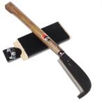 海老鉈 並型 石突き付 両刃 白紙 刃長14cm 柄長30cm 