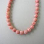 桃珊瑚 ネックレス 真鍮 モモ 『宝石サンゴ』 珊瑚婚 還暦 誕生日 御祝 厄除 御守 3月の誕生石 ギフト プレゼント 結婚35周年 珊瑚職人