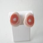 桃珊瑚 ナチュラル イヤリング 真鍮ネジ・バネ 宝石サンゴ 珊瑚婚 還暦 誕生日 御祝 厄除 御守 3月の誕生石 ギフト プレゼント 結婚35周年 珊瑚職人