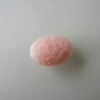 ピンク珊瑚桜の彫りオーバルピンタッ...
