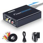ELEVIEW コンポジット/S端子 to HDMI 変換器 コンバーター 1080p対応 アナログ端子 3RCA AV/S-Video t