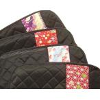 送料無料 バッグ 着付小物収納バッグ（柄はおまかせ） 和柄 ポーチ 着物 和服 ファスナー 浴衣 着付け小物セット入れ メール便不可