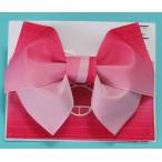 浴衣帯作り帯ローズ系グラデーションゆかた帯日本製ゆかたユカタ軽装帯文庫ちょ...