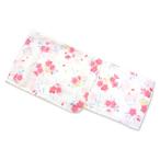 浴衣レディース可愛い綺麗大人お洒落花柄白ピンク洗えるサラサラ快適洗える着物...