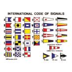45256A NUOVA международный сигнал флаг стикер 16x12cm