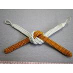 羽織紐はおりひも白ねずみ色/茶芥子...