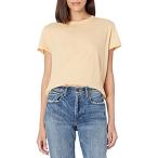 Vince Women's Short Sleeve Relaxed TEE, Pale Peach, Extra Large