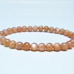  orange лунный камень браслет 6mm один пункт предмет почтовая доставка бесплатная доставка 111-48583