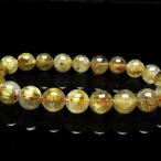  рутил кварц браслет 9mm Taichi n рутил кварц Taichi n рутил один пункт предмет почтовая доставка возможно [M рейс 1/10] 111-49064