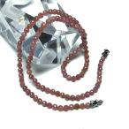 ルビーネックレス128面カット一点...